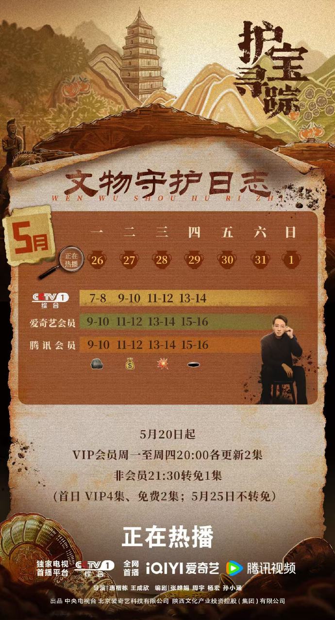 国产剧《护宝寻踪》追剧日历