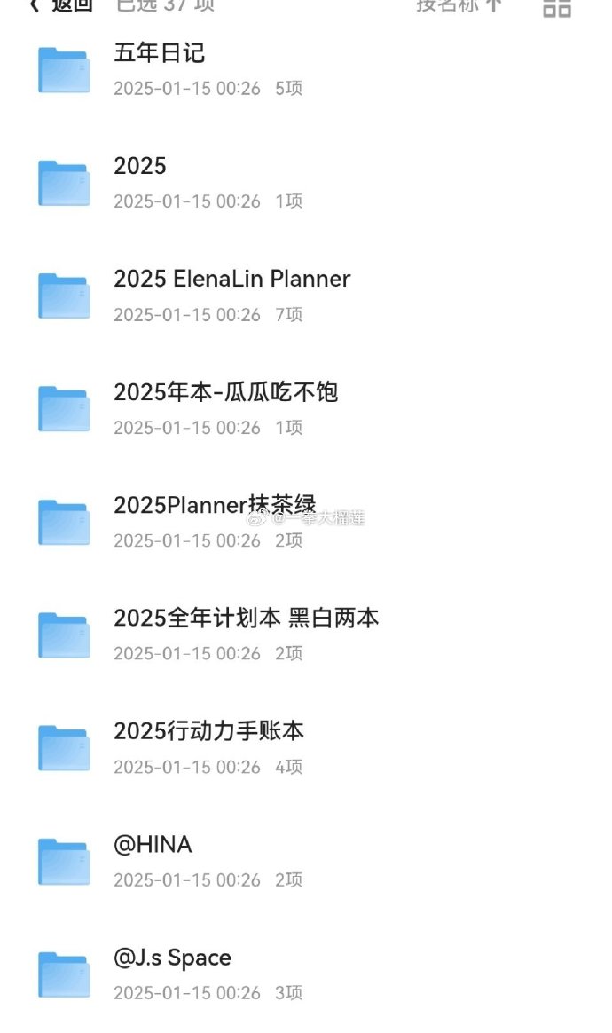 2025最新电子手账笔记模版合集